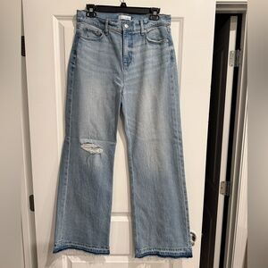 LOFT Light Blue Wide Leg Jeans